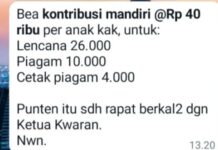 Pelantikan Anggota Pramuka Garuda Dikenai Beaya, Orangtua dan Walimurid Resah